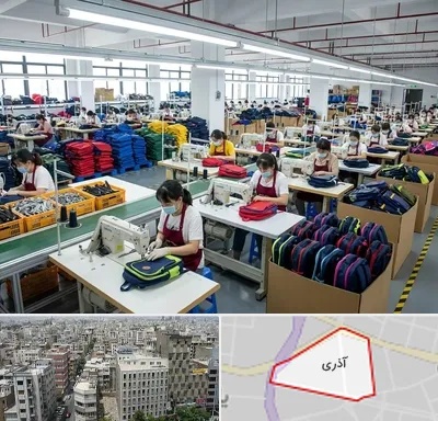 تولیدی کیف مدرسه در آذری