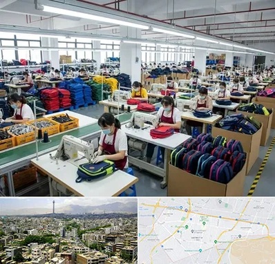 تولیدی کیف مدرسه در منطقه 8 تهران
