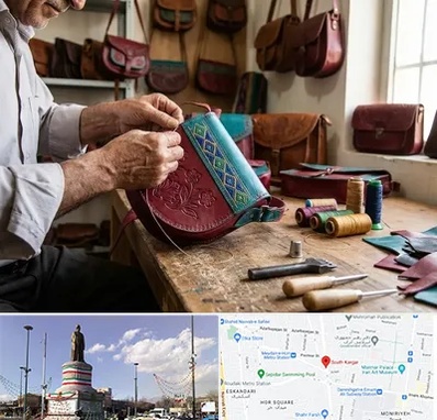 تولیدی کیف سنتی در کارگر جنوبی 