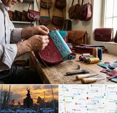 تولیدی کیف سنتی در میدان حر