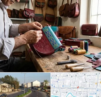 تولیدی کیف سنتی در ضیابری رشت