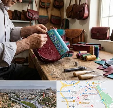 تولیدی کیف سنتی در معالی آباد شیراز