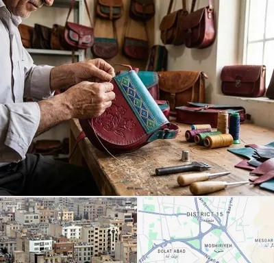 تولیدی کیف سنتی در جنوب شرق تهران