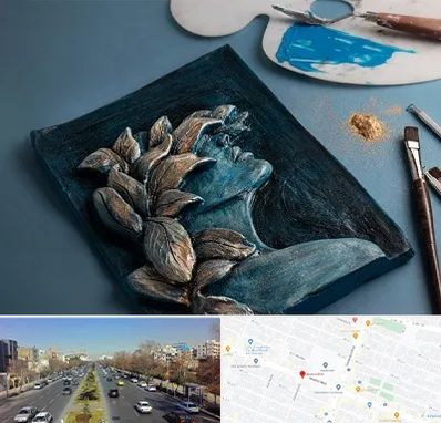 آموزشگاه نقش برجسته در بلوار معلم مشهد