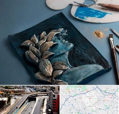 آموزشگاه نقش برجسته در ستارخان شیراز