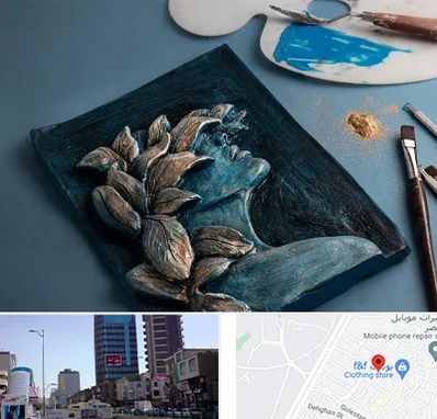 آموزشگاه نقش برجسته در چهارراه طالقانی کرج