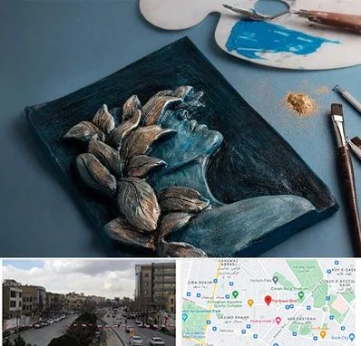 آموزشگاه نقش برجسته در بلوار فردوسی مشهد