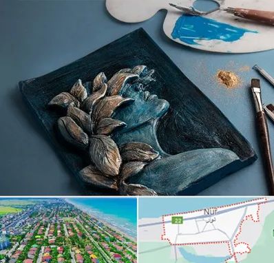 آموزشگاه نقش برجسته در نور