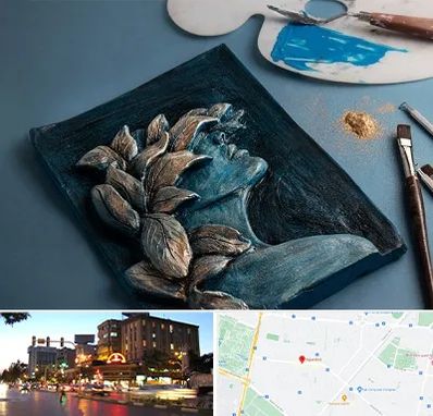 آموزشگاه نقش برجسته در بلوار سجاد مشهد