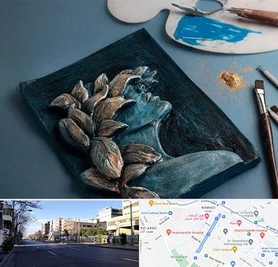 آموزشگاه نقش برجسته در خیابان ملاصدرا شیراز