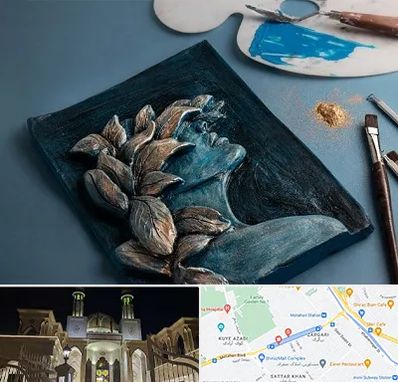 آموزشگاه نقش برجسته در زرگری شیراز