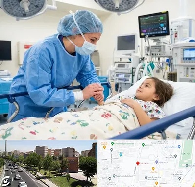 جراح مغز و اعصاب اطفال در شهرک آزمایش