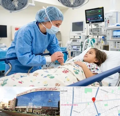 جراح مغز و اعصاب اطفال در نصف راه تبریز 