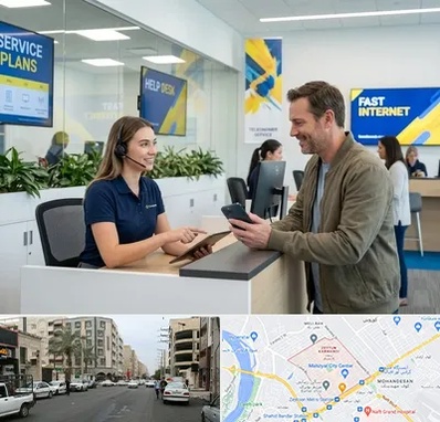 دفتر خدمات ایرانسل در زیتون کارمندی اهواز 
