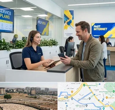 دفتر خدمات ایرانسل در کوی وحدت شیراز 