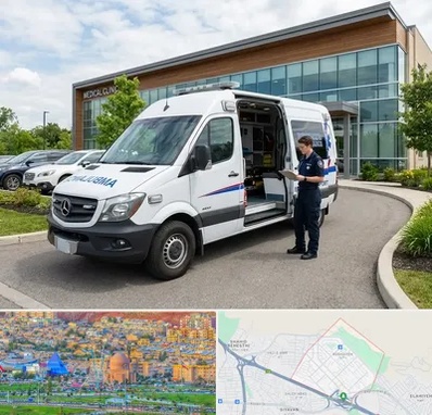 آمبولانس خصوصی در رشدیه تبریز 