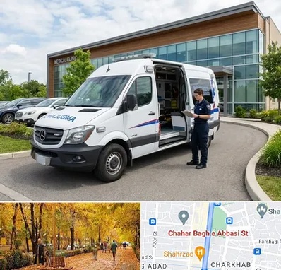 آمبولانس خصوصی در چهارباغ اصفهان