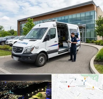 آمبولانس خصوصی در هفت تیر مشهد