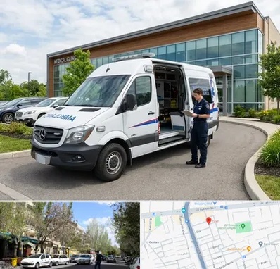 آمبولانس خصوصی در کوی فیروز تبریز