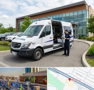 آمبولانس خصوصی در لاله پارک تبریز 