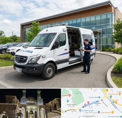 آمبولانس خصوصی در زرگری شیراز