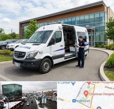 آمبولانس خصوصی در اقدسیه 