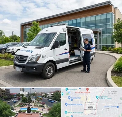 آمبولانس خصوصی در بهارستان 