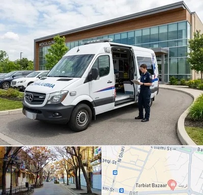 آمبولانس خصوصی در تربیت تبریز 