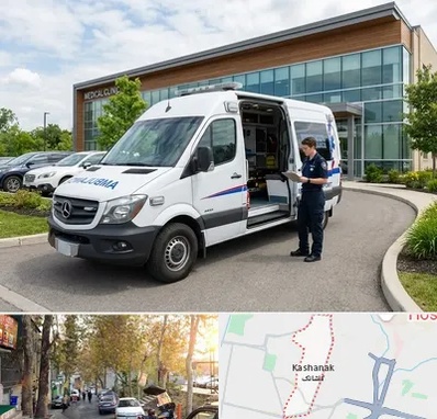 آمبولانس خصوصی در کاشانک