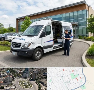 آمبولانس خصوصی در زرافشان اسلامشهر 