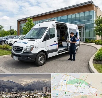 آمبولانس خصوصی در منطقه 4 تهران 