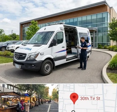 آمبولانس خصوصی در سی تیر