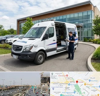 آمبولانس خصوصی در بلوار توس مشهد