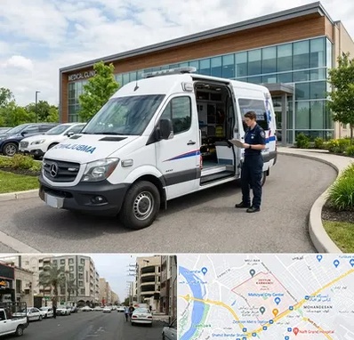 آمبولانس خصوصی در زیتون کارمندی اهواز