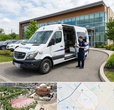 آمبولانس خصوصی در گلستان اسلامشهر 