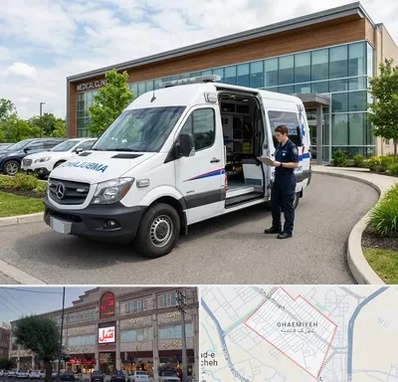 آمبولانس خصوصی در قائمیه اسلامشهر 