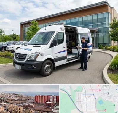 آمبولانس خصوصی در سهند تبریز 