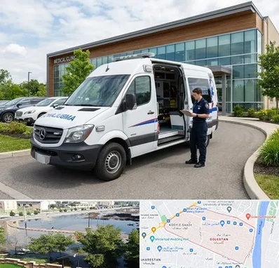 آمبولانس خصوصی در گلستان اهواز