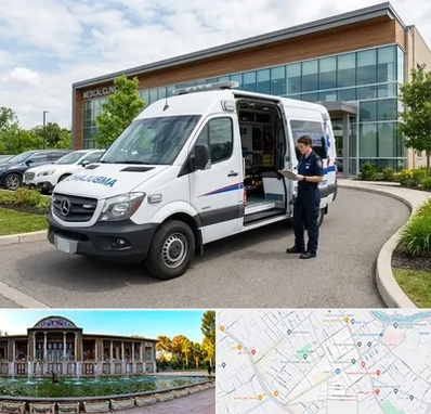 آمبولانس خصوصی در عفیف آباد شیراز