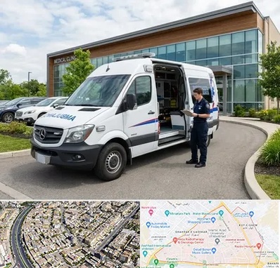 آمبولانس خصوصی در شهرک غرب مشهد