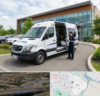 آمبولانس خصوصی در یاغچیان تبریز 