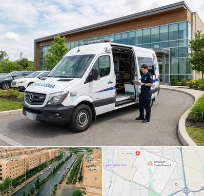 آمبولانس خصوصی در فاز سه اندیشه