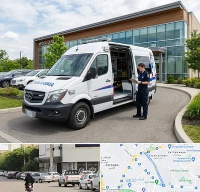 آمبولانس خصوصی در قدوسی شرقی شیراز