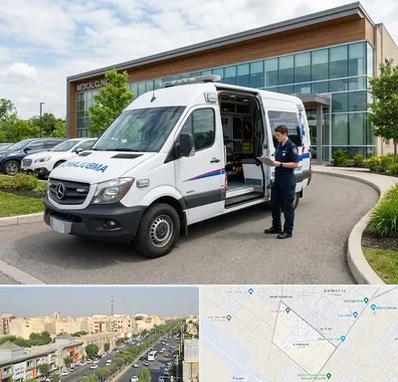 آمبولانس خصوصی در کیانمهر کرج