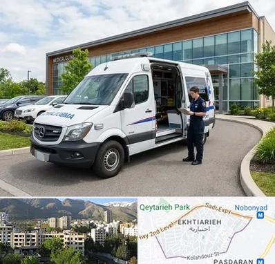 آمبولانس خصوصی در اختیاریه 