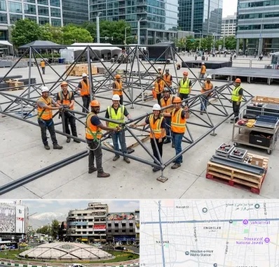 اسپیس فریم در مرکز تهران 