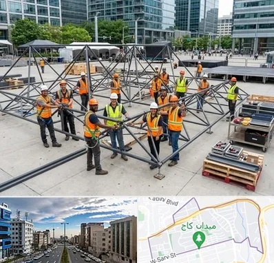 اسپیس فریم در سعادت آباد 