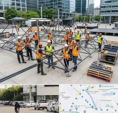 اسپیس فریم در قدوسی شرقی شیراز 