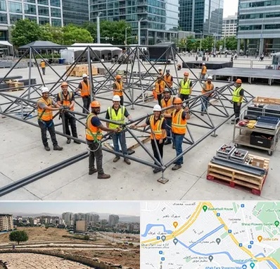 اسپیس فریم در کوی وحدت شیراز 