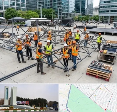 اسپیس فریم در بلوار فلسیطین مشهد 